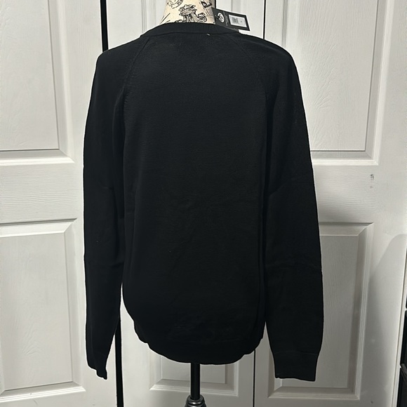 Banana Republic Black Merino Wool Men's Sweater - Picture 5 of 7